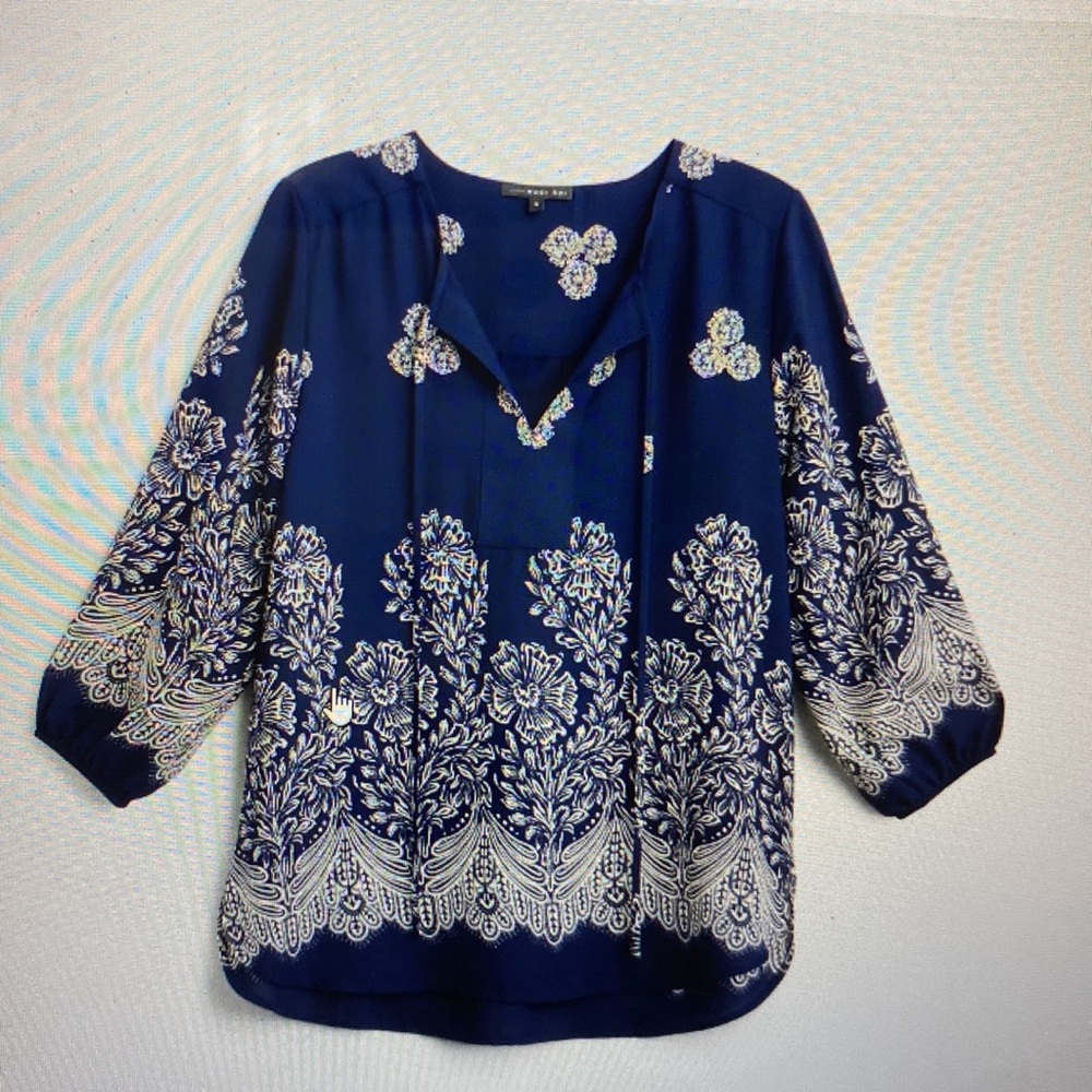 West Kei Tie detail blouse, XL